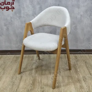 صندلی ناهار خوری چوب راش مدل نیلیا خودرنگ