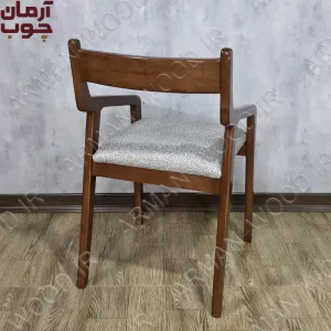 نمای پشت صندلی ناهار خوری چوبی مدل سیترین