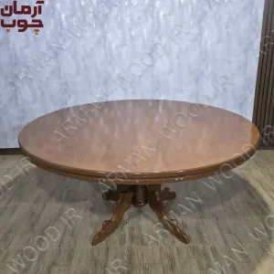 میز 8 نفره چوبی مدل ایفل