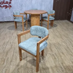 میز ناهارخوری 4 نفره چوب راش مدل اچ (ونوس)