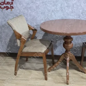 میز گلدانی و صندلی پیچک پلاس