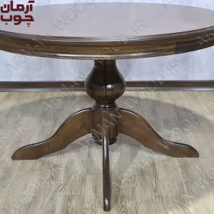 پایه میز چوبی 5 نفره مدل اوبال