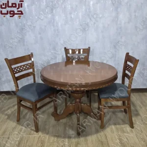 خرید میز غذاخوری چوبی ۴ نفره
