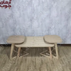 جلو مبلی خام چوب راش
