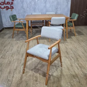 میز و صندلی غذاخوری 6 نفره مدل ریپک
