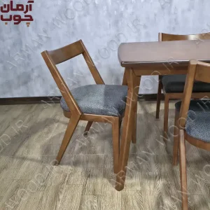 میز ناهارخوری ۴ نفره چوب راش