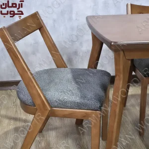 میز ناهارخوری ۴ نفره چوب راش مینیمال