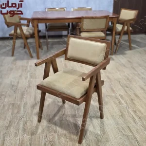 صندلی ناهار خوری چوب راش سپهر