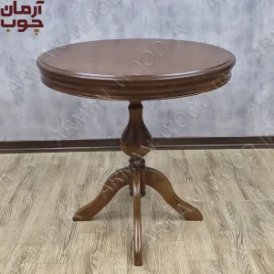 میز دو نفره چوبی ترنج