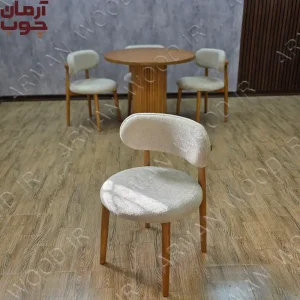 میز ناهارخوری 4 نفره چوبی نوبل و سبدی