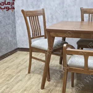 میز ناهار خوری نیمکتی راش 6 نفره افرا - 2026