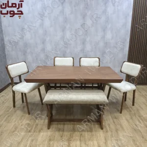 میز ناهار خوری نیمکتی جدید لیزا