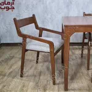 میز ناهار خوری چوب راش 4 نفره مدل سیترین و نوین