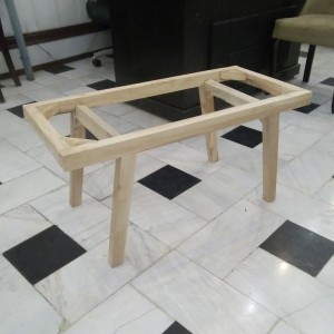 خرید نیمکت دو نفره خام زاویه