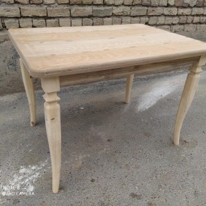 میز 4 نفره مکعبی خام کد 322