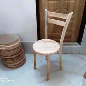سازنده صندلی کف چوب دو تیره خام