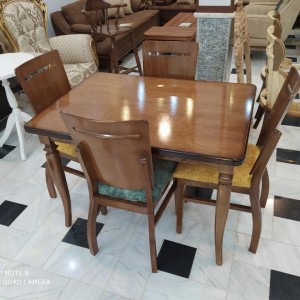 میز 4 نفره مکعبی با صندلی مهتاب کد 1552