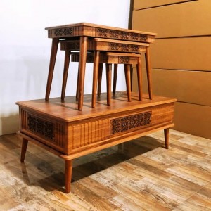 میز عسلی و جلو مبلی مدل دینا کد 1713