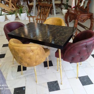 میز و صندلی فلزی مدل سورنا