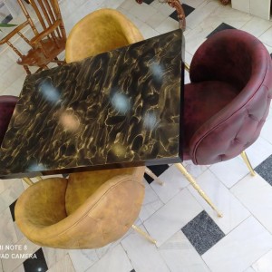فروش صندلی و میز پایه فلزی قم