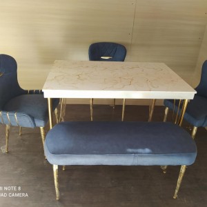 تولیدی صندلی فلزی و میز دنیز