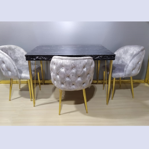 میز غذاخوری پایه فلزی مدل سورنا کد 1554