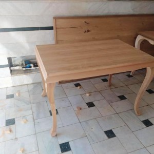 میز غذاخوری شیدا راش خام کد 336