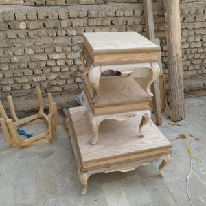 خرید عمده جلومبلی و عسلی چوبی امپراتور خام