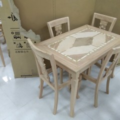 میز و صندلی غذاخوری شیدا راش کد 502