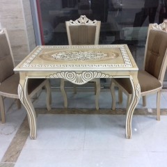 تولید میز منبتی با صندلی نفیس