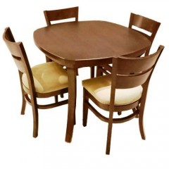 میز 4 نفره پارسا با صندلی مهسا راش
