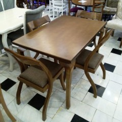 میز چپندر 4 نفره با صندلی درنا اس راش کد 1515