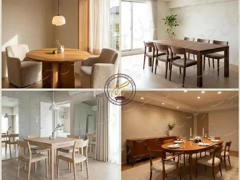 سبک‌های مختلف میز ناهارخوری