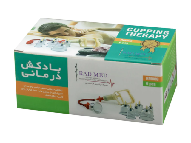 بادکش 6 لیوانه رادمد