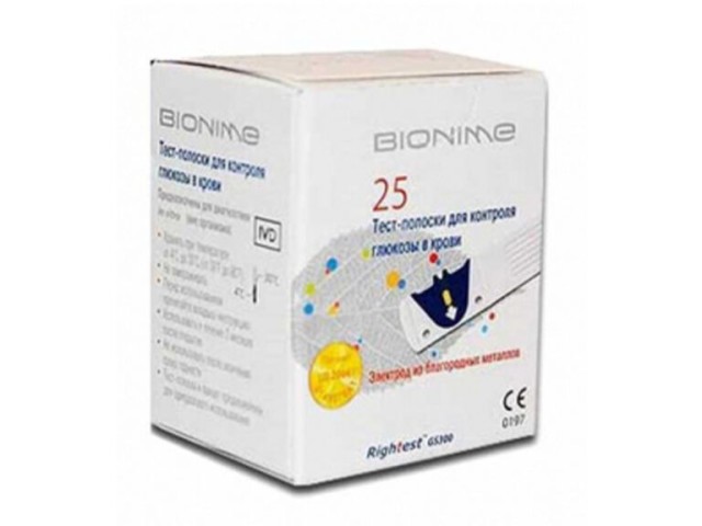 نوار تست قند خون بایونیم