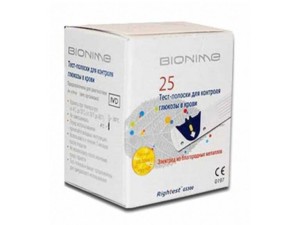 نوار تست قند خون بایونیم