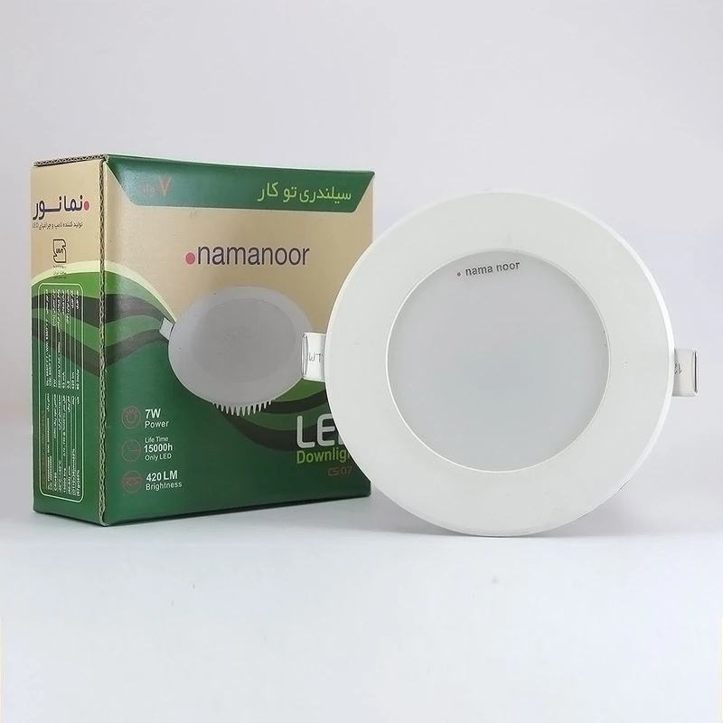 پنل ال ای دی 7 وات مدل ستاره نمانور