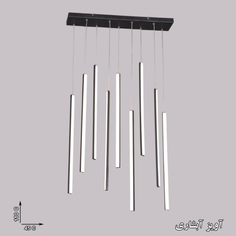 آویز  ال ای دی مدرن آبشاری