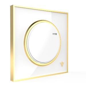 کلید و پریز ویرا آلفا کلاسیک سفید طلایی(مات)