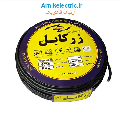 کابل برق مفتول(خشک) 2 در 4 زرکابل