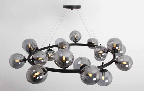 لوستر مدرن مولکولی گلکسی گرد