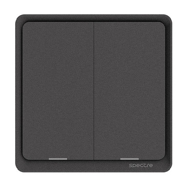 کلید دو پل مشکی لمسی اشنایدر تحت Wi-Fi