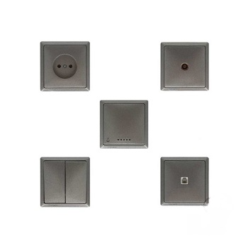 کلید و پریز مدل ارس متالیک مهسان