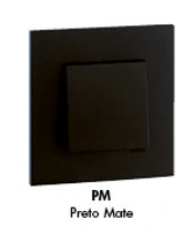 کلید و پریز رنگ مشکی سری QUADRO 45 مدل مربع