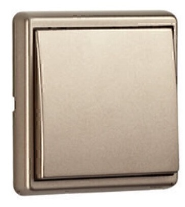 کلید و پریز ایفاپل سری APOLO 5000 مدل METALIZED رنگ شامپاینی