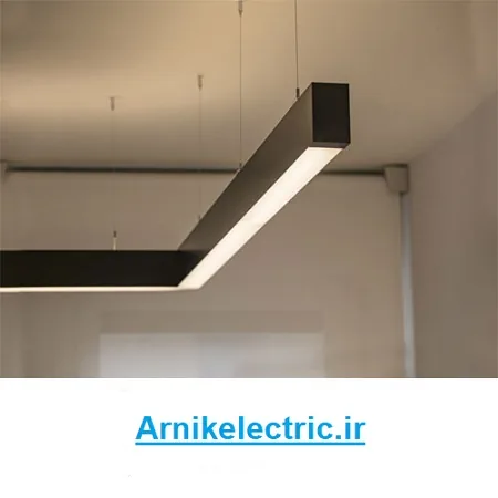 چراغ خطی لاینر روکار R6 عرض 45 میلی متر عمق 55 میلی متر