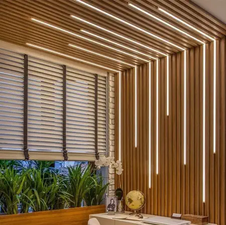 چراغ خطی لاینر توکار A6 با برش 30 میلی‌متر (فنر خور)