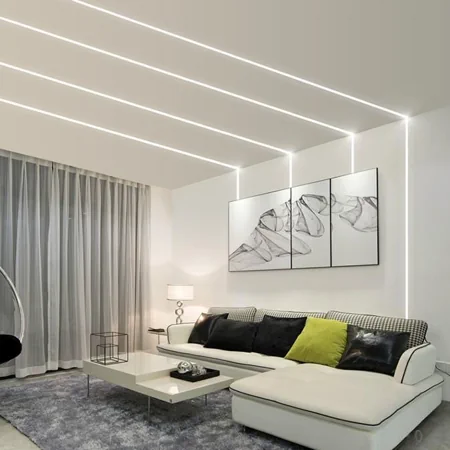 چراغ خطی لاینر توکار a13 برش 50 میلی متر عمق 30 میلی متر(فنر خور)