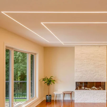 چراغ خطی لاینر توکار a14 برش 59 میلی متر عمق 31 میلی متر(فنر خور)