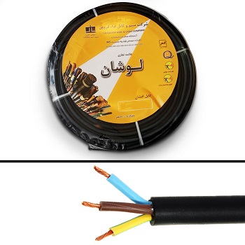 کابل برق افشان 4 در 25 لوشان